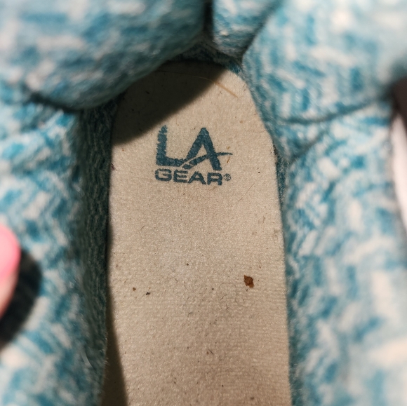 Vintage 90s LA gear Lights Hi Top Basketball Shoes Mens 8.5 Light Up Sneaker 93 - Picture 14 of 14